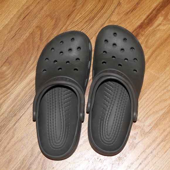 CROCS Shoes - Charcoal colored crocs